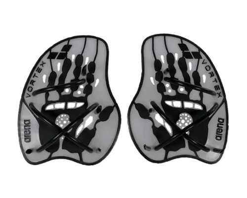 Лопатки для плавання Arena VORTEX EVOLUTION HAND PADDLE розмір L, чорно-сірий