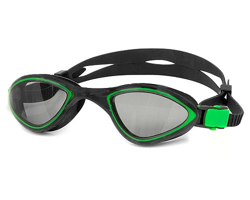 Окуляри для плавання Aqua Speed FLEX 6664, чорно-зелені