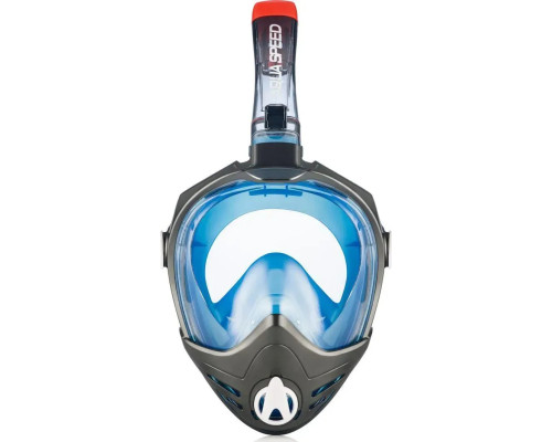 Повнолицьова маска Aqua Speed BRIZO 8739 розмір S/M, чорно-синя