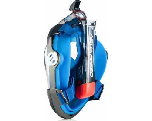 Повнолицьова маска Aqua Speed DRIFT 7090 розмір L/XL, чорно-синій