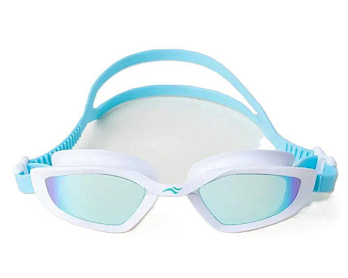 Окуляри для плавання Aqua Speed RAVEN MIRROR 61425, біло-блакитні