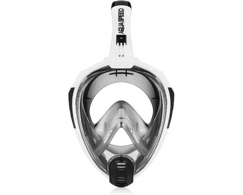 Повнолицьова маска Aqua Speed DRIFT 7087 розмір S/M, чорно-біла