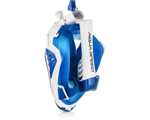 Повнолицьова маска Aqua Speed DRIFT 7086 розмір S/M, синьо-біла