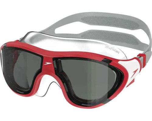 Окуляри для плавання Speedo JUNIOR BIOFUSE 2.0 MASK, червоно-сірі