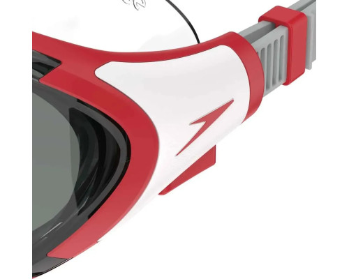Окуляри для плавання Speedo JUNIOR BIOFUSE 2.0 MASK, червоно-сірі