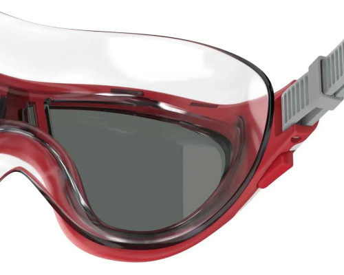 Окуляри для плавання Speedo JUNIOR BIOFUSE 2.0 MASK, червоно-сірі