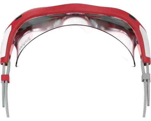 Окуляри для плавання Speedo JUNIOR BIOFUSE 2.0 MASK, червоно-сірі