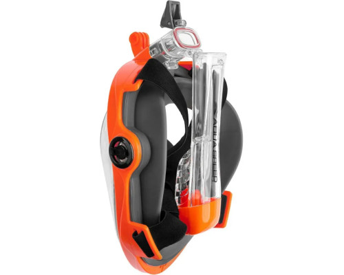Повнолицьова маска Aqua Speed SPECTRA 2.0 9915 розмір S/M, чорно-оранжева