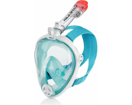 Повнолицьова маска Aqua Speed SPECTRA 2.0 7071 розмір S/M, блакитна