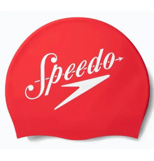 Шапка для плавання Speedo SLOGAN PRT CAP AU, червоно-білий