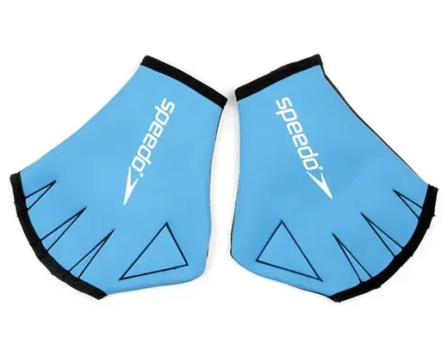 Рукавички для плавання Speedo AQUA GLOVE AU блакитний Уні L(9.5см)