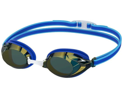 Окуляри для плавання дитячі Speedo JUNIOR VANQUISHER 3.0 MIRROR, сині