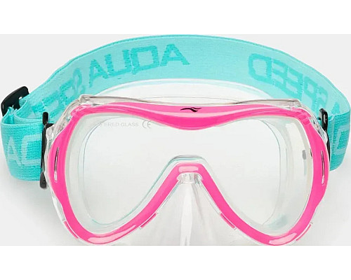 Маска для дайвінгу Aqua Speed ALIZE FS 62933, рожево-бірюзова