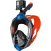 Повнолицьова маска Aqua Speed VEIFA ZX 9856 розмір S/M, чорно-оранжева