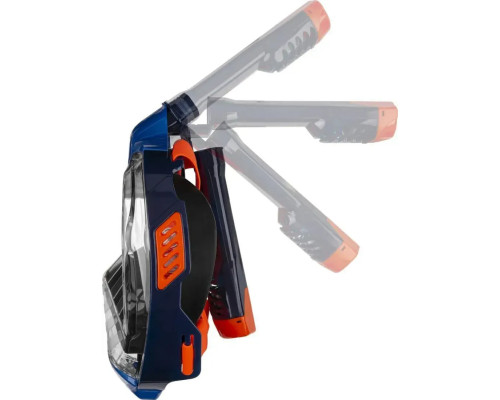 Повнолицьова маска Aqua Speed VEIFA ZX 9856 розмір S/M, чорно-оранжева