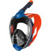 Повнолицьова маска Aqua Speed VEIFA ZX 9856 розмір S/M, чорно-оранжева