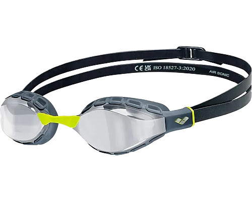 Окуляри для плавання Arena AIR SONIC MIRROR, чорно-сірі