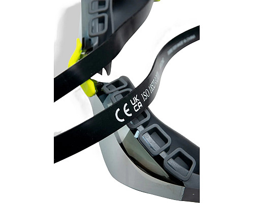 Окуляри для плавання Arena AIR SONIC MIRROR, чорно-сірі