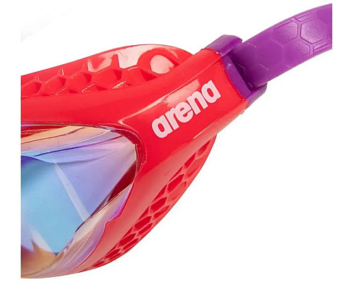 Окуляри для плавання Arena AIR-SPEED MIRROR, червоно-фіолетові