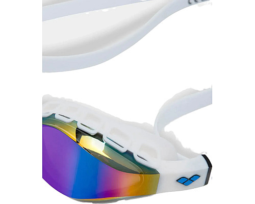 Окуляри для плавання Arena AIR SONIC MIRROR, біло-сині