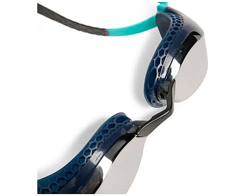 Окуляри для плавання Arena AIR-SPEED MIRROR, чорно-блакитні