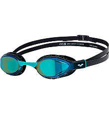 Окуляри для плавання Arena AIR SONIC MIRROR, чорно-бірюзові