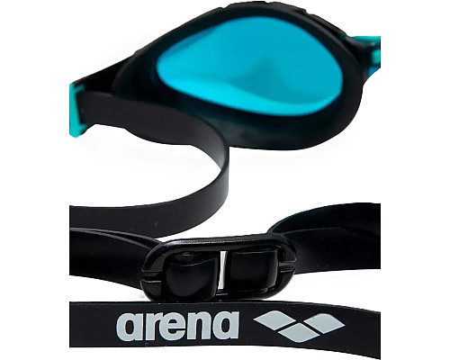 Окуляри для плавання Arena AIR SONIC MIRROR, чорно-бірюзові
