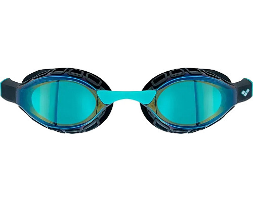 Окуляри для плавання Arena AIR SONIC MIRROR, чорно-бірюзові