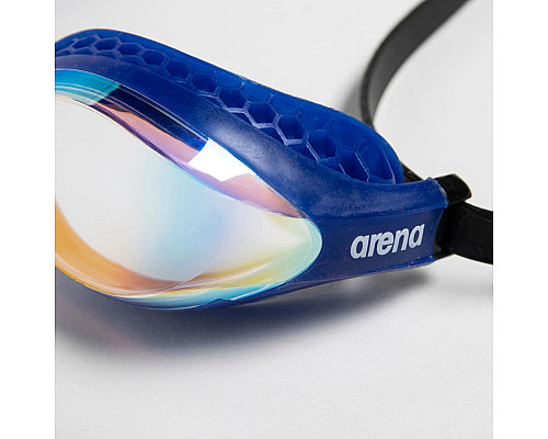 Окуляри для плавання Arena Airspeed Mirror, чорно-сірі