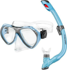 Набір маска і трубка Aqua Speed AURA + EVO 9945, блакитний