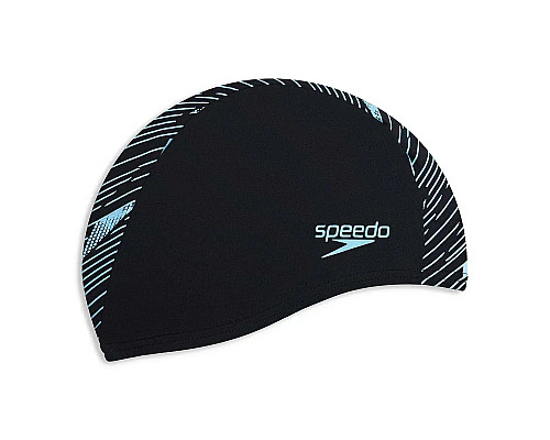 Шапочка для плавання Speedo BOOM ULTRA PACE CAP, чорно-синя