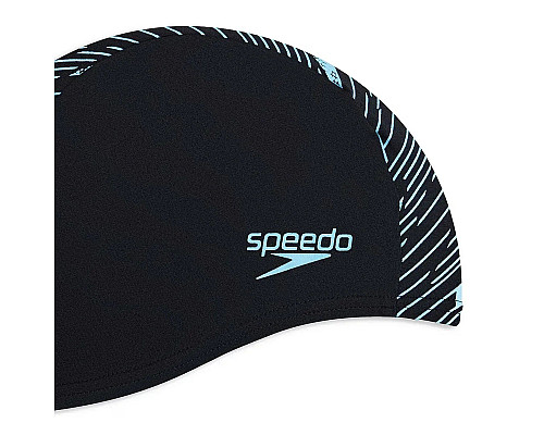 Шапочка для плавання Speedo BOOM ULTRA PACE CAP, чорно-синя