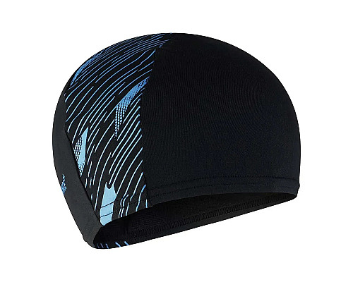 Шапочка для плавання Speedo BOOM ULTRA PACE CAP, чорно-синя