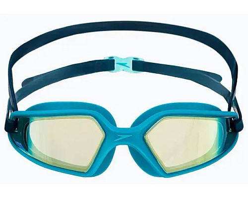 Окуляри для плавання дитячі Speedo HYDROPULSE MIRROR GOG JU, бірюзові