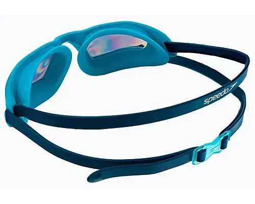 Окуляри для плавання дитячі Speedo HYDROPULSE MIRROR GOG JU, бірюзові
