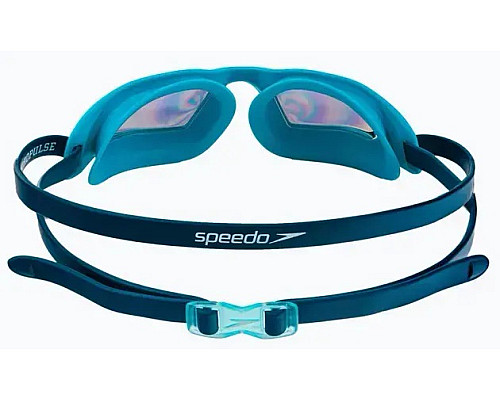 Окуляри для плавання дитячі Speedo HYDROPULSE MIRROR GOG JU, бірюзові