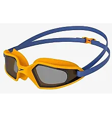 Окуляри для плавання дитячі Speedo HYDROPULSE GOG JU, синьо-оранжеві