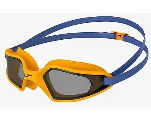 Окуляри для плавання дитячі Speedo HYDROPULSE GOG JU, синьо-оранжеві