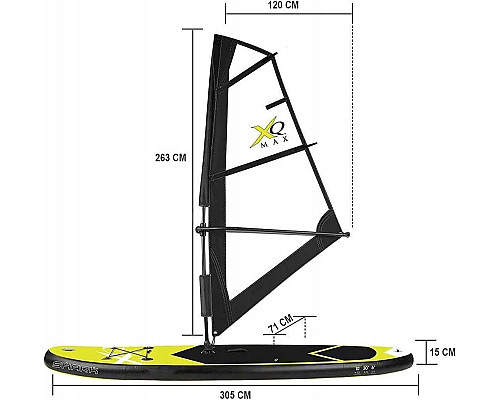 Надувна SUP дошка (Сапборд) XQ Max 7081094 305