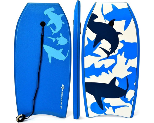 Дошка Costway Bodyboard Paddle Board з ременем безпеки 94 x 47 x 5,5 см