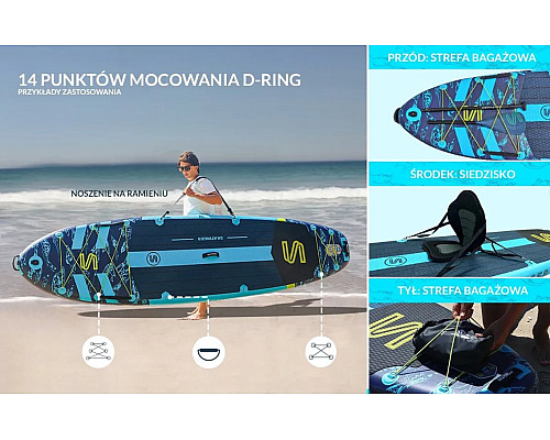 Надувна SUP дошка (Сапборд) Skatinger Asiaticus 350