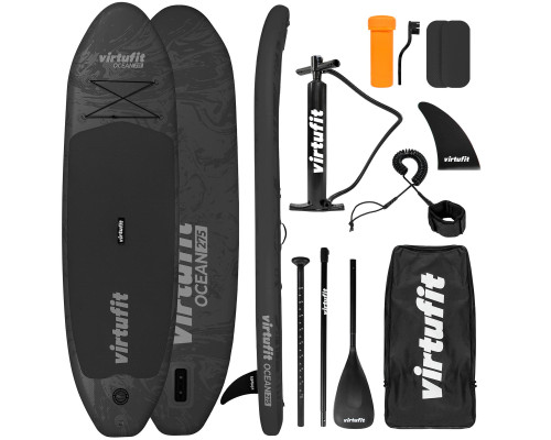 Надувна SUP дошка (Сапборд) VIRTUFIT OCEAN 275, чорна