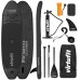 Надувна SUP дошка (Сапборд) VIRTUFIT OCEAN 275, чорна