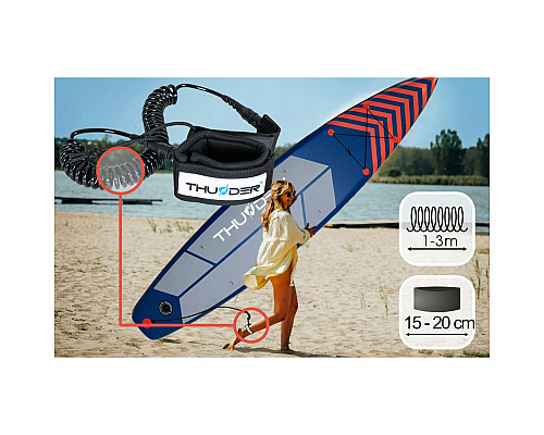 Надувна SUP дошка (Сапборд) THUNDER STEEL RED 365