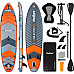 Надувна SUP дошка (Сапборд) Rebel ACTIVE RBA-4507 335 помаранчево-сіра