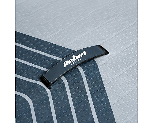 Надувна SUP дошка (Сапборд) Rebel ACTIVE RBA-4507 335 помаранчево-сіра