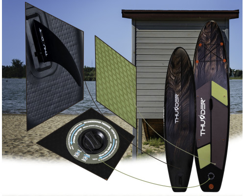 Надувна SUP дошка (Сапборд) THUNDER WOOD 320 Надувна SUP дошка (Сапборд) THUNDER WOOD 320