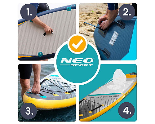 Надувна SUP дошка (Сапборд) Neo-Sport 170205 Aquasurf 320 х 84 х 15 см