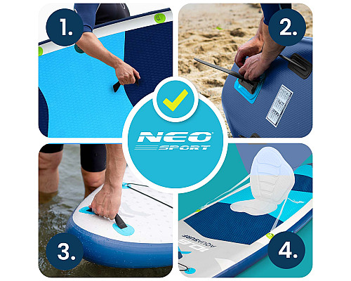Надувна SUP дошка (Сапборд) Neo-Sport 170206 Aquasurf 320 х 84 х 15 см