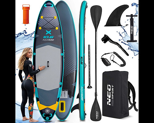 Надувна SUP дошка (Сапборд) Neo-Sport 170207 Aquasurf 320 х 84 х 15 см